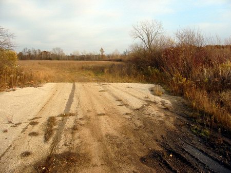 North Drive-In Theatre - Driveway - Photo From Water Winter Wonderland (newer photo)